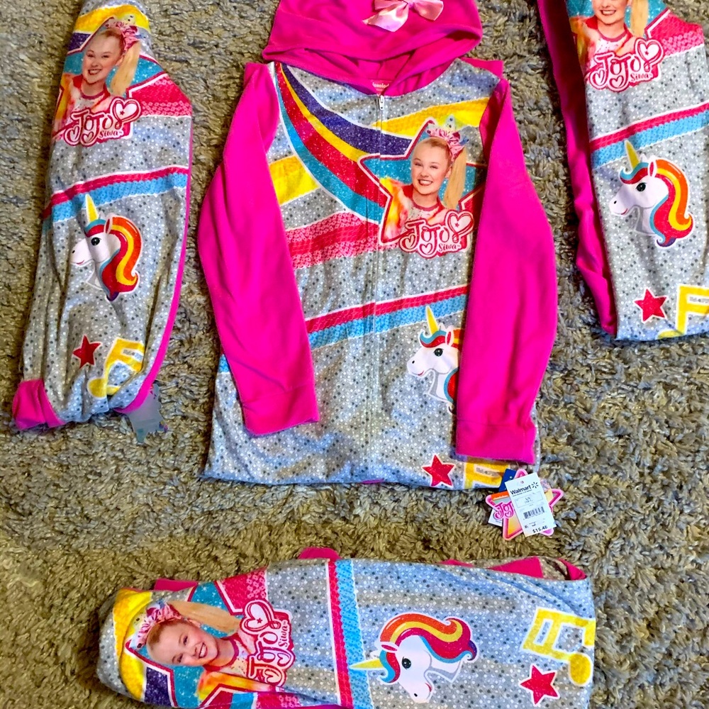 10/12 JoJo Siwa Pajamas New with tags 10/12